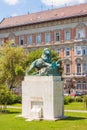 Statue commemorating the siege of Przemysl, Budapest, Hungary