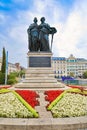 Statue Commemorating the Union of Geneva to Swiss