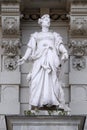 Statue of Commerce, allegorical representation, detail of Town Hall, Graz