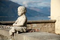 Statue on Como Lake, Italy Royalty Free Stock Photo