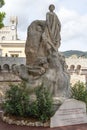 Statue by Constant Roux in front of the Princely palace, Monaco