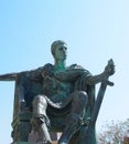 A statue of Constantine the Great in York, Northern England