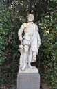 Statue of Cornelis de Vriendt (circa XIX c.), Brussels, Belgium Royalty Free Stock Photo