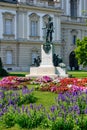 Statue of Count Festetics - Keszthely Royalty Free Stock Photo