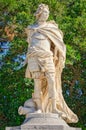 Statue of Count Schulenburg in Corfu town Greece