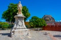 Statue of Count Von Der Schulenburg at Corfu, Greece