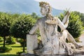 Statue in the courtyard of the castle Schloss Hof, Austria Royalty Free Stock Photo