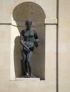 Statue in the courtyard of Palace of Fontainebleau, France Royalty Free Stock Photo