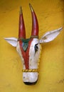 Statue of cow head, jain temple