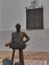 Statue in Cuenca Spain