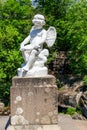 Statue of Cupid in Sofiyivka park in Uman, Ukraine Royalty Free Stock Photo