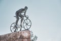 Statue of cyclist Marco Pantani in Cesenatico Royalty Free Stock Photo