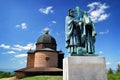 Statue of Cyril and Methodius Royalty Free Stock Photo