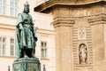 Statue Of The Czech King Charles Iv In Prague, Czech Republic Royalty Free Stock Photo