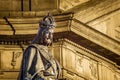 Statue of the Czech King Charles IV. in Prague, Czech Republic Royalty Free Stock Photo