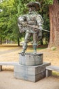 The statue of d`Artagnan Royalty Free Stock Photo