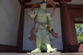 Statue Daimon 2 At The Shitennoo-Ji Tempel At Osaka Japan 4-9-2016