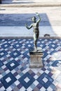 Statue of the Dancing Faun in Pompeii, Italy Royalty Free Stock Photo