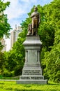 Statue of Daniel Webster in Central Park New York