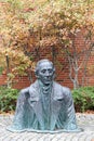 Statue of the Danish autor Hans Christian Andersen in Odense, Denmark Royalty Free Stock Photo