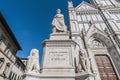 Statue of Dante Alighieri in Florence, Italy