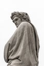 Dante Alighieri monument in Piazza S. Croce, Florence, Tuscany, Italy Royalty Free Stock Photo