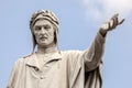 Statue of Dante Alighieri in Naples, Italy Royalty Free Stock Photo