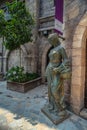 The statue decoration at French village in Ba Na Hills