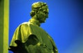 The statue dedicated to Saint John Bosco in his native village in Piedmont, Italy