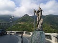 Statue of sword fish fishermen