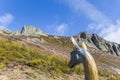 Statue of a deer in Picos de Europa