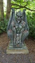 Statue demon gargoyle Royalty Free Stock Photo