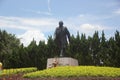 The statue of Deng Xiaoping Great strides walk in SHENZHEN