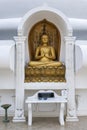 A statue depicting the first preaching of Dhama by Buddha.