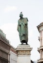 Statue depicting Guiseppe Parini, an Italian prose writer and poet