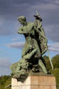 Statue depicting Valor on the Battlefield in Turin, Italy