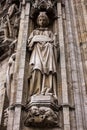 Statue detail in Grand Place Royalty Free Stock Photo
