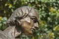 Statue detail - head of a man Royalty Free Stock Photo