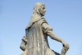 Statue of Diego Columbus, son of Christopher Columbus, at 15th-century Franciscan Monasterio de Santa MarÃ¯Â¿Â½a de la RÃ¯Â¿Â½bida Royalty Free Stock Photo