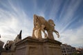 Statue of the Dioscuri Polluce and Castore on Capitoline Hill