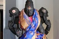 statue of a divinity in an hindu temple (sri srinivasa perumal) - singapore