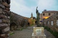 Statue of Don Quixote in Nafpaktos