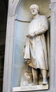 Statue of Donatello in Uffizi Colonnade