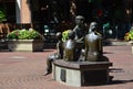 Statue in Downtown Eugene, Oregon Royalty Free Stock Photo