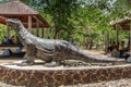 Statue of dragon at Komodo National Park, Indonesia