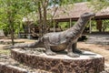 Statue of dragon at Komodo National Park, Indonesia