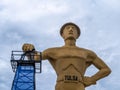 Statue of the Driller in Tulsa Oklahoma