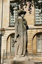 The Statue of the Duke of Burgundy Philip the Good in the garden behind the town hall of Dijon