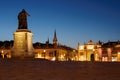 Statue of Duke Stanislas in Nancy At Night