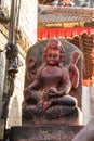 Statue in Durbar Square Kathmandu,Nepal. Royalty Free Stock Photo
